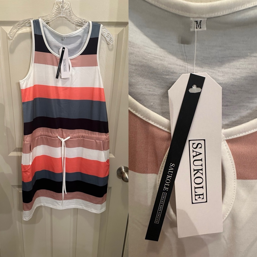 SHEIN Multicolor Striped Dress